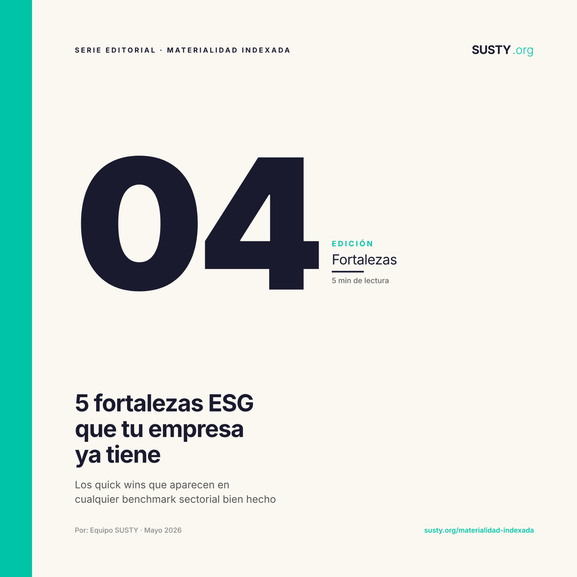 5 fortalezas ESG que tu empresa ya tiene y no está comunicando