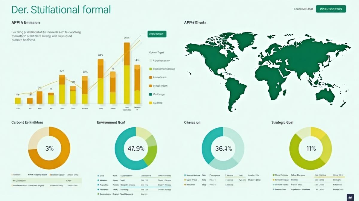 Dashboard de indicadores ESG y métricas de sostenibilidad empresarial